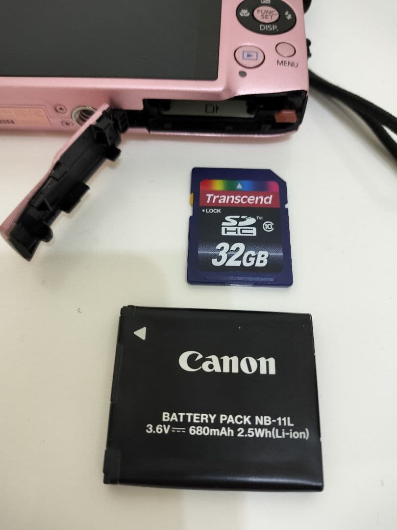 Canon IXY 220F ピンク 本体と付属品