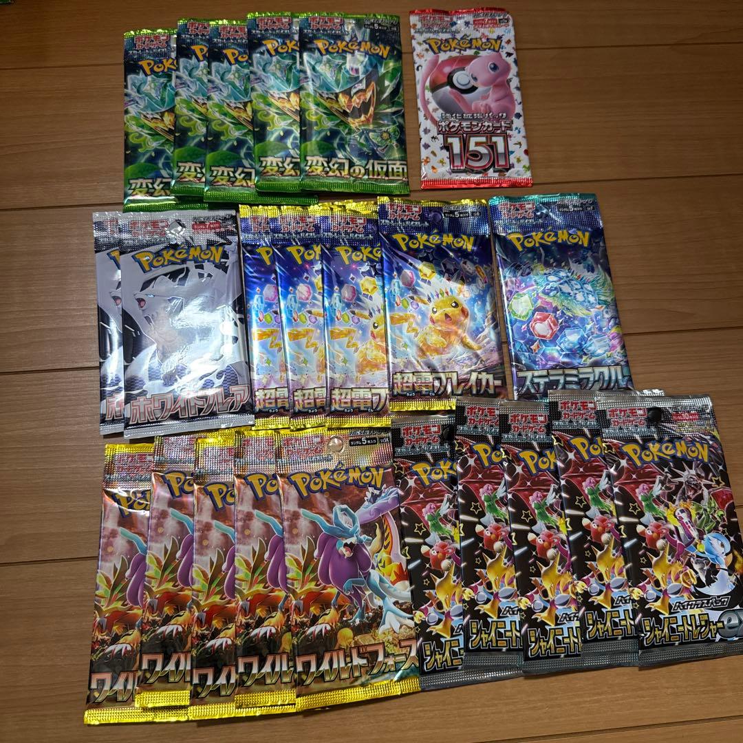 新品　ポケモンカード　色々な種類の90パック＋アクリルパネル