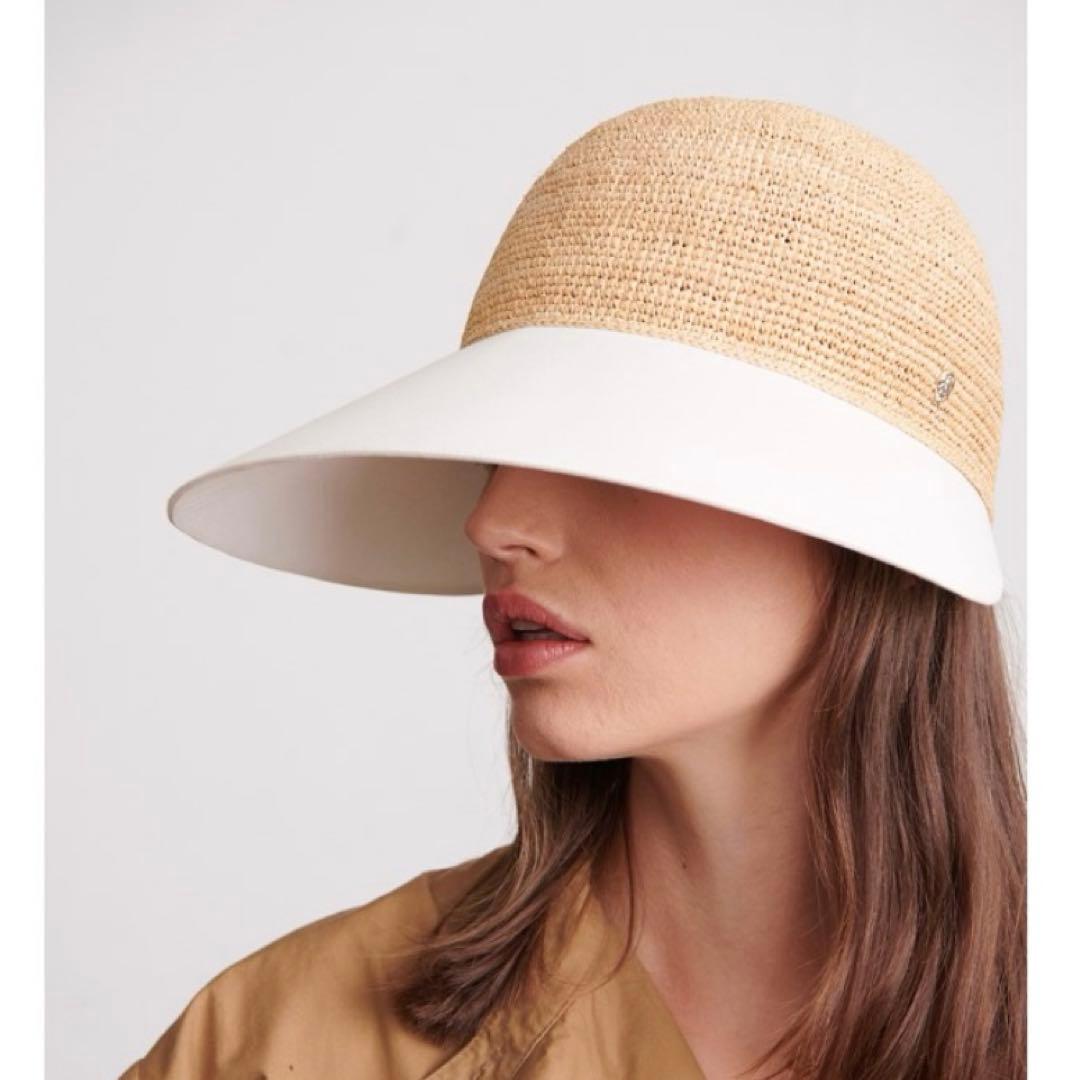 週末セール！Helen Kaminski ブレイズ ナチュラル x オフホワイト