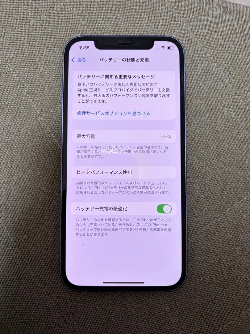 Apple iPhone 12 パープル 256GB本体