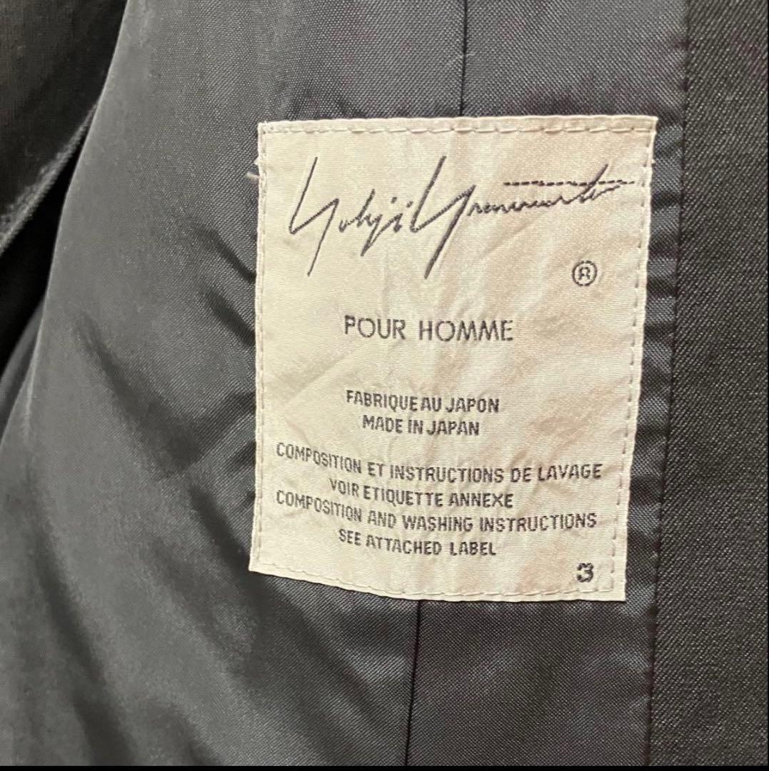 Yohji Yamamoto POUR HOMMEウールテーラードジャケット