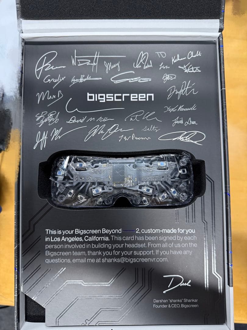 Bigscreen Beyond 2 e アイトラッキングモデル