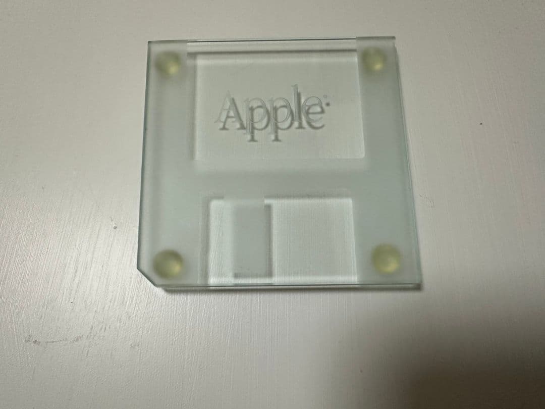 Apple ガラス フロッピー コースター ヴィンテージ