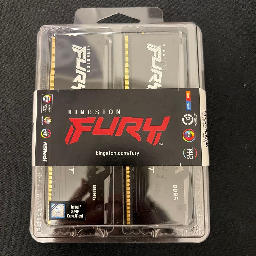 新品 キングストン DDR5-6000 CL30 64GB(32GBx2枚組)