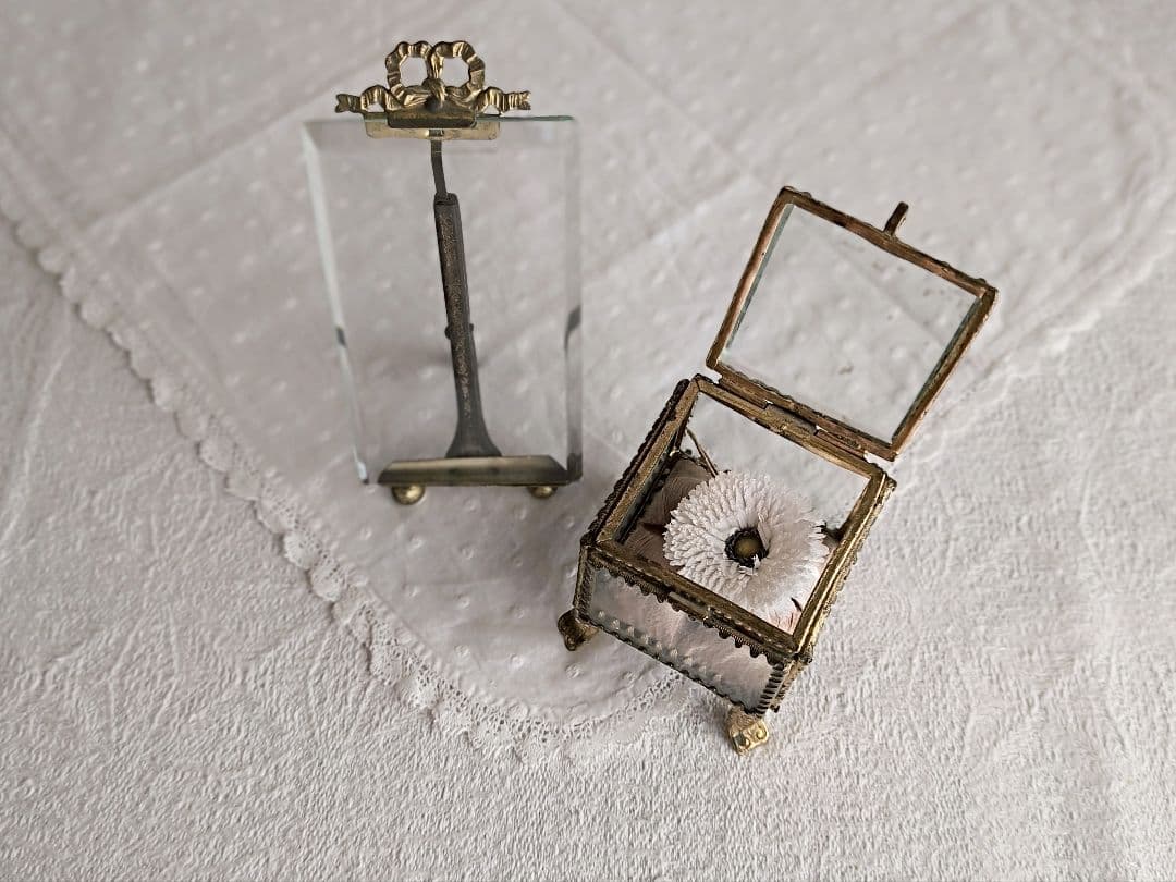 【yu_and_aさま】 vintage ୨୧ リボン飾 ヴィンテージフレーム