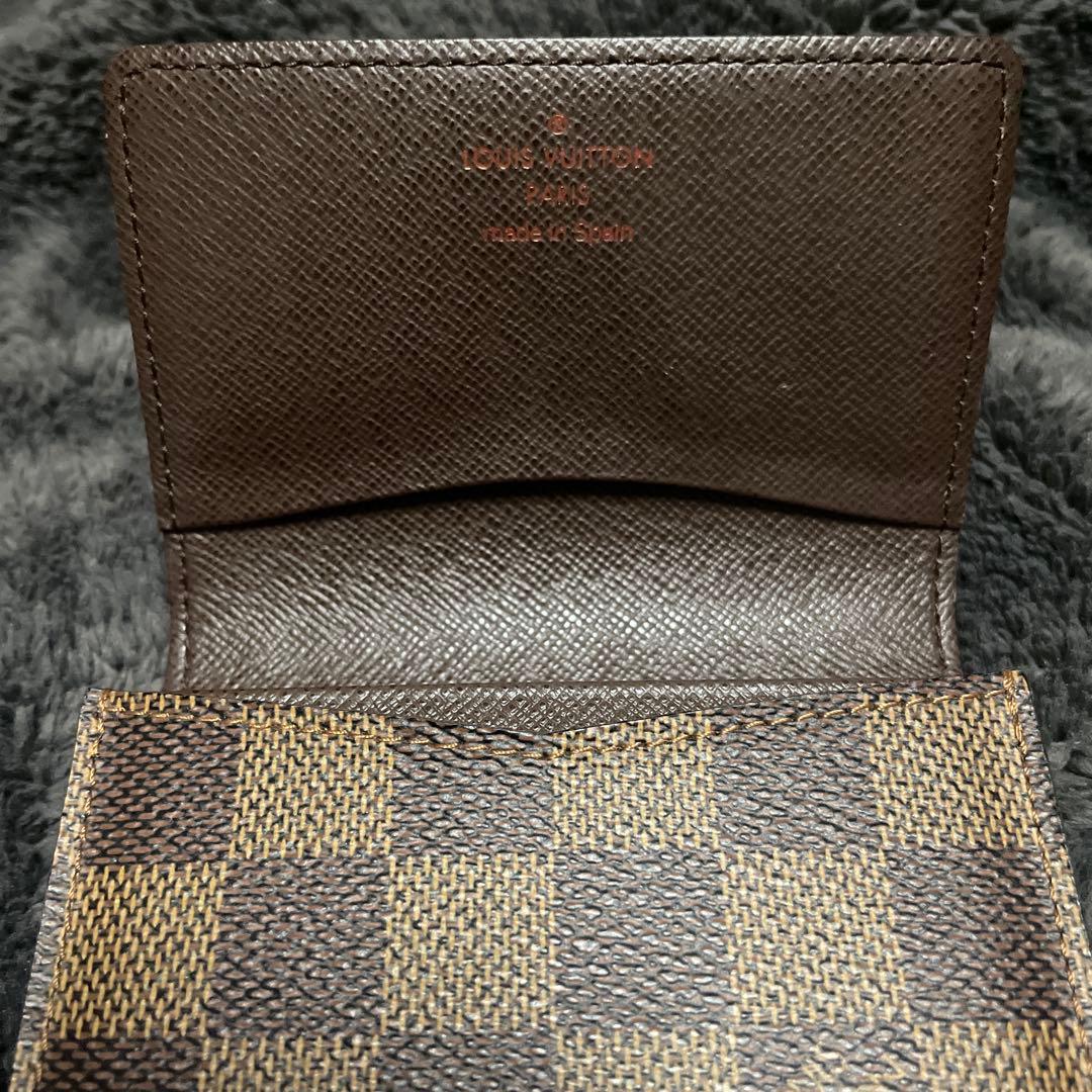 LOUIS VUITTON ダミエ レザー名刺入れ