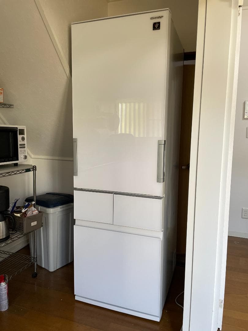 SHARP 4ドア冷蔵庫 2019年購入 412L SJ-GT42E-W 美品