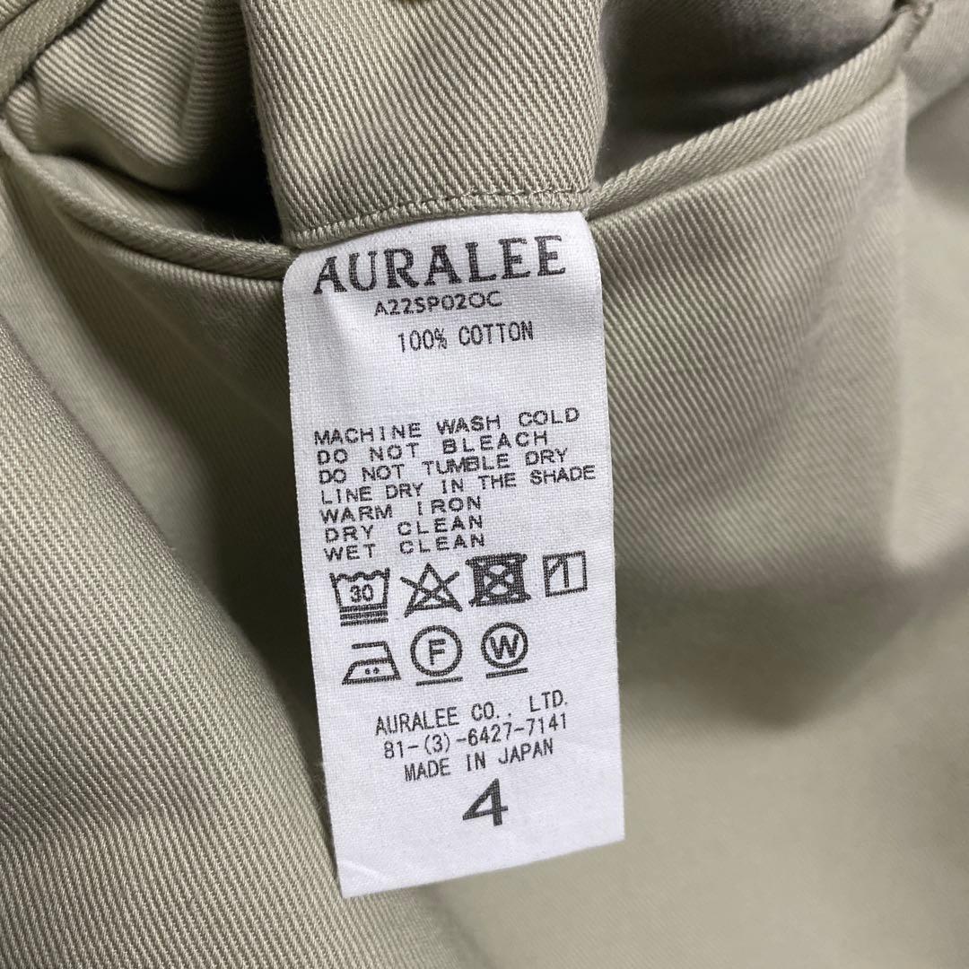 パンツ AURALEE CHINO SLACKS