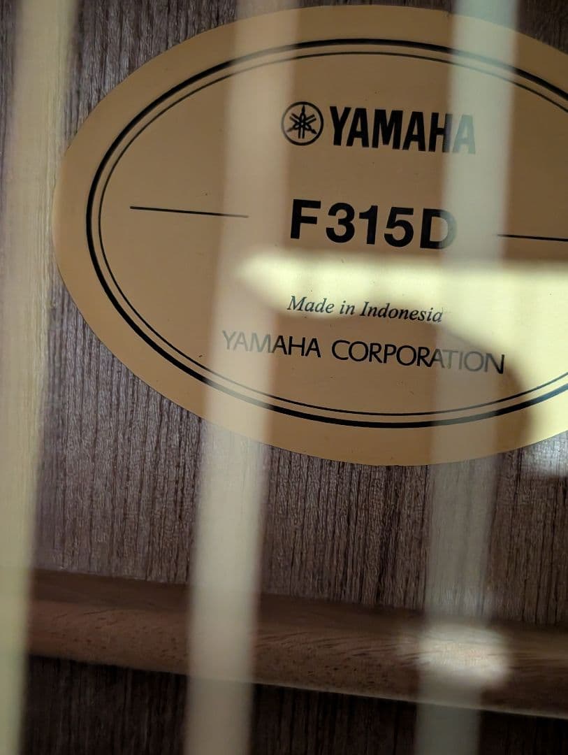 良音/YAMAHA　F315D 改FISHMANエレアコ 弦低め