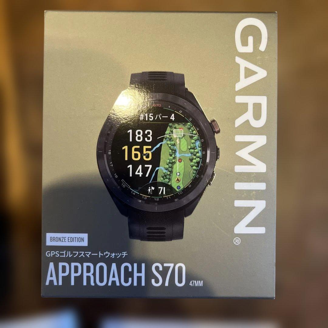 GARMIN Approach S70 GPSゴルフスマートウォッチ保証期間あり