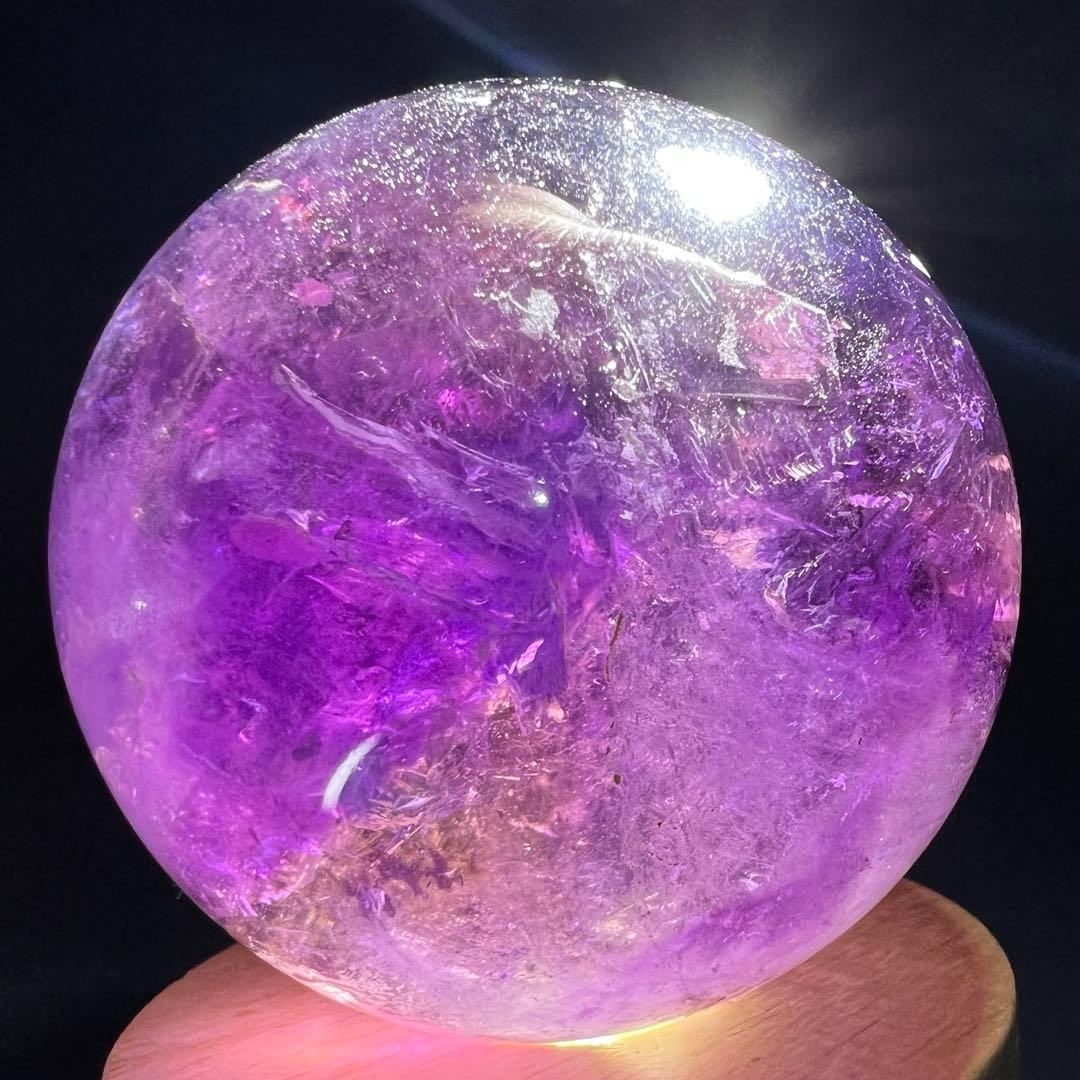 ✳️超希少 大玉✨混合パワースフィア✨レインボー アメトリン 丸玉 天然石 原石