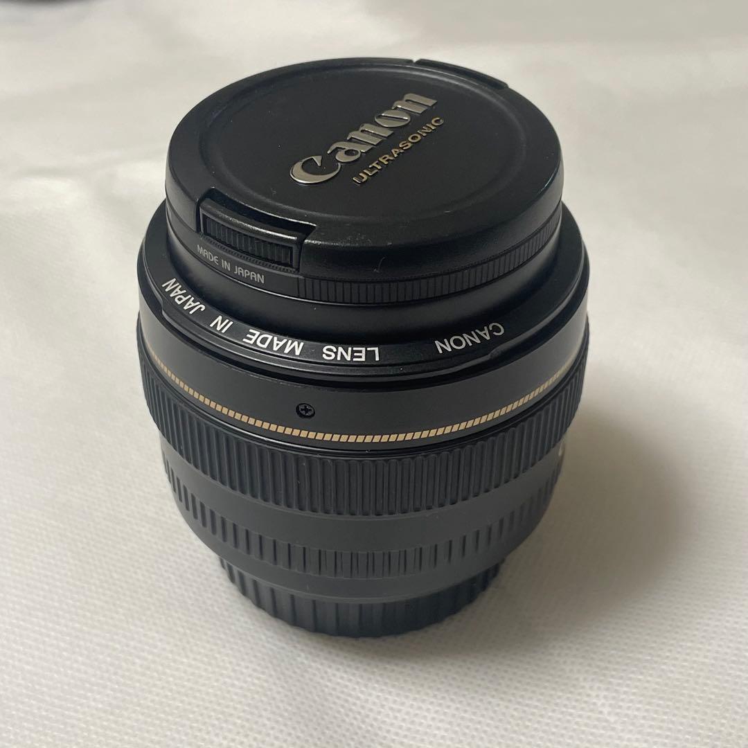 Canon EF50mm F1.4 USM フード付 中古レンズ