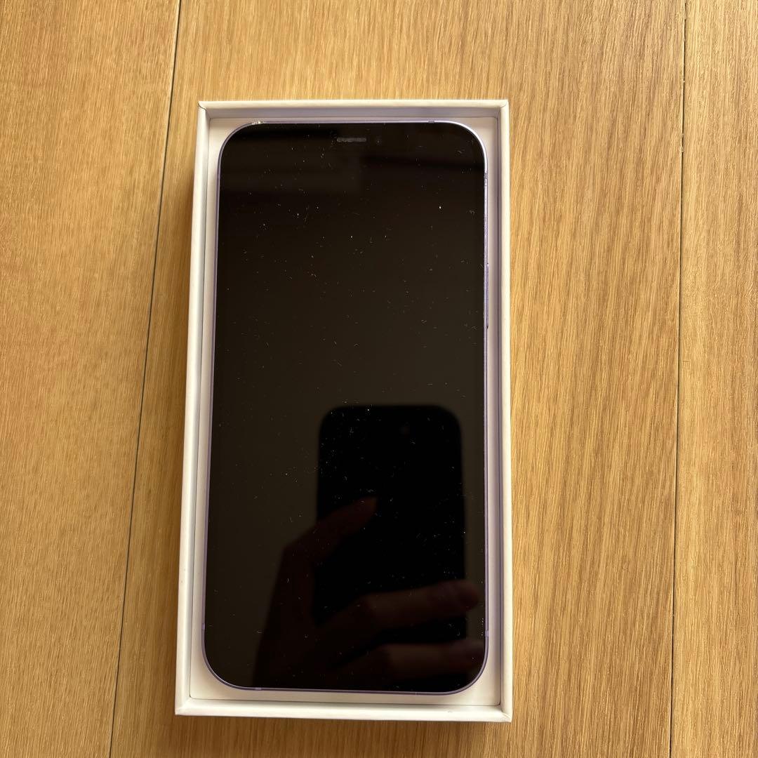 Apple iPhone 12本体 パープル 128GB 箱付き