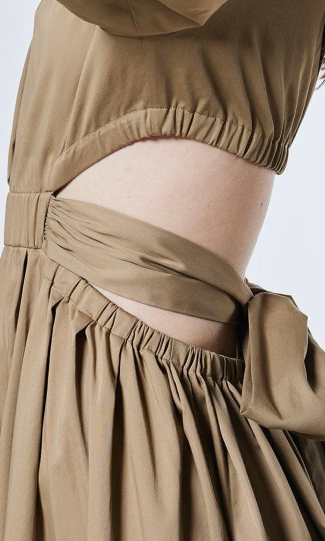 今期新作☆ダブルスタンダードクロージング☆Sov.☆パフスリーブワンピース