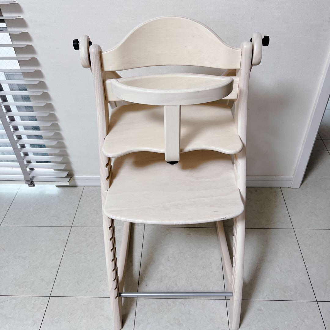 【未使用級】大和屋 yamatoya すくすくチェア スリムJ　ハイチェア