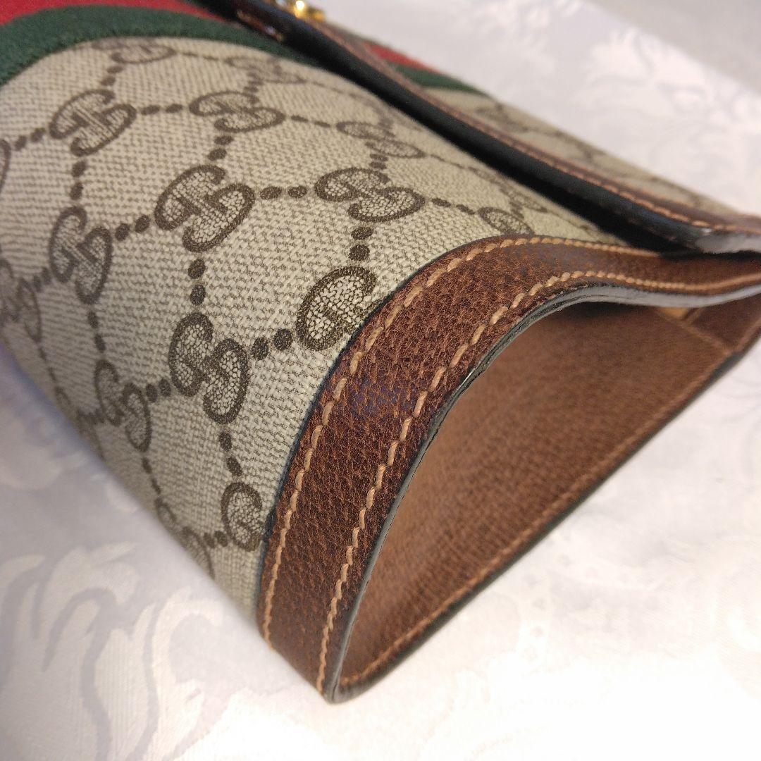 Gucci グッチ　GGプラスシェリー　PVC　セカンドバッグ クラッチバッグ