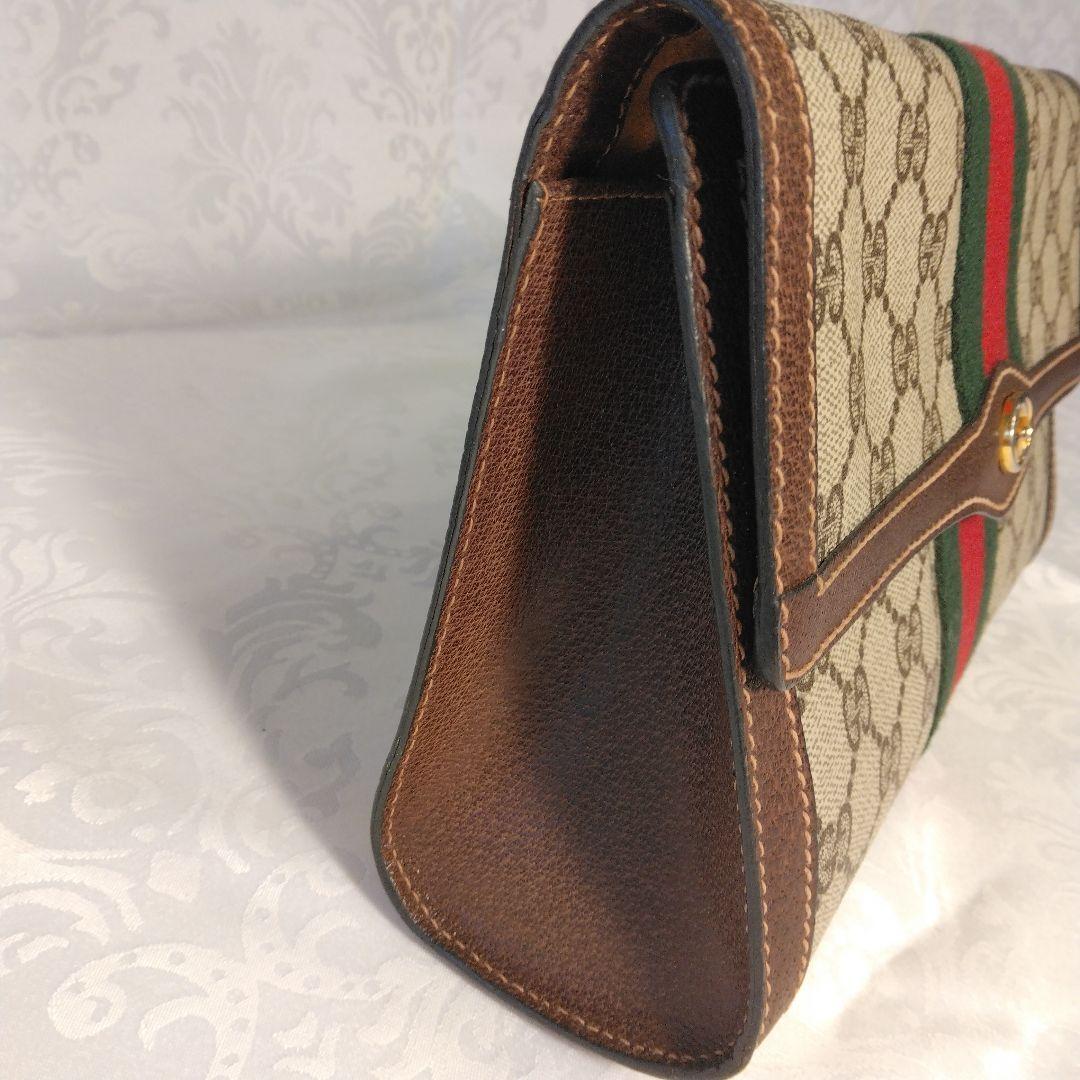 Gucci グッチ　GGプラスシェリー　PVC　セカンドバッグ クラッチバッグ