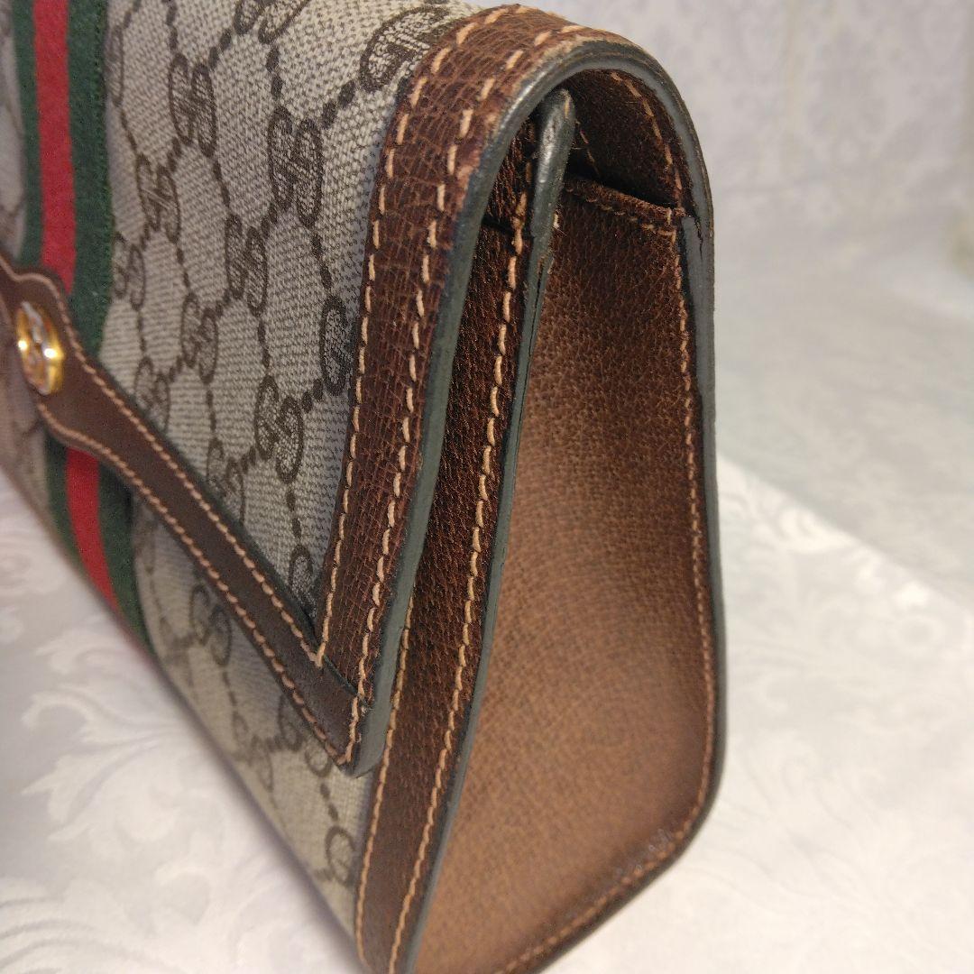Gucci グッチ　GGプラスシェリー　PVC　セカンドバッグ クラッチバッグ