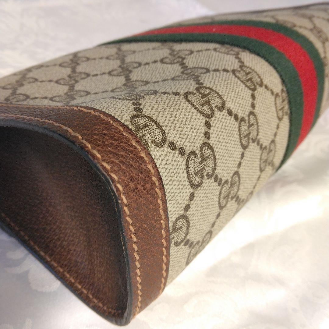 Gucci グッチ　GGプラスシェリー　PVC　セカンドバッグ クラッチバッグ