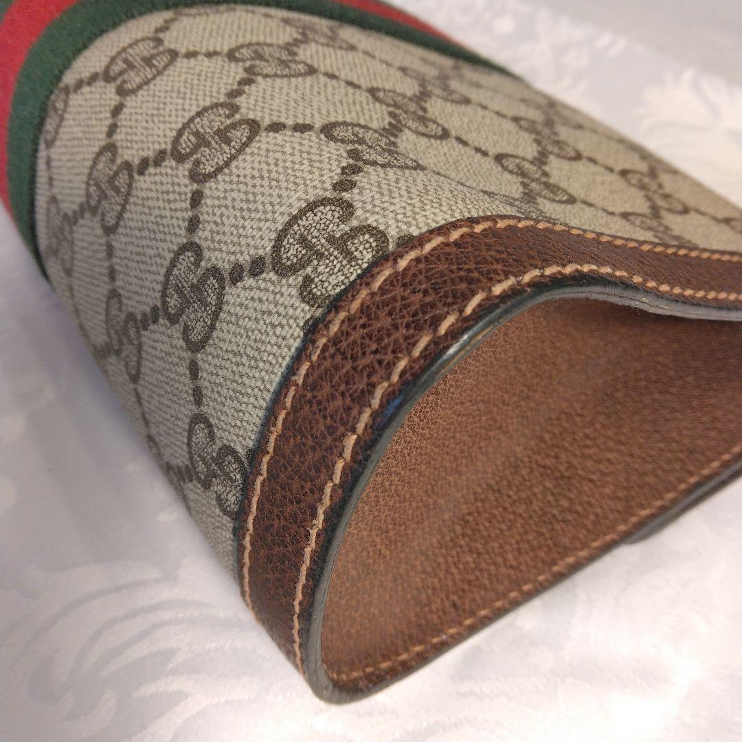 Gucci グッチ　GGプラスシェリー　PVC　セカンドバッグ クラッチバッグ