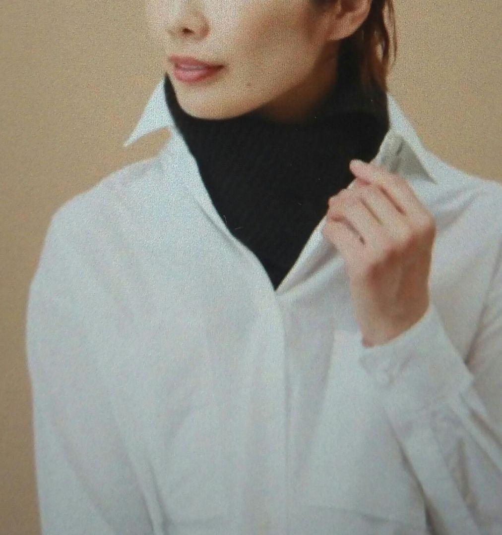 TAKASHIMAYAネックウォーマーカシミヤ100%ボタン付き