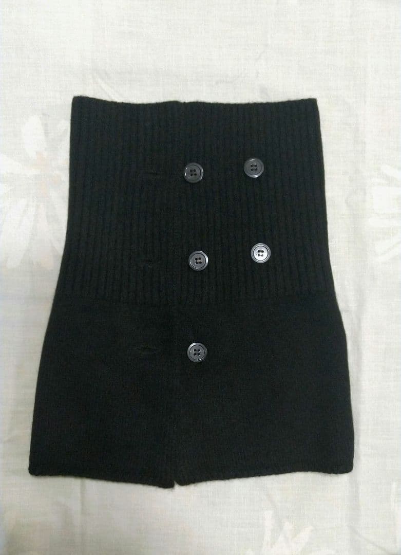 TAKASHIMAYAネックウォーマーカシミヤ100%ボタン付き