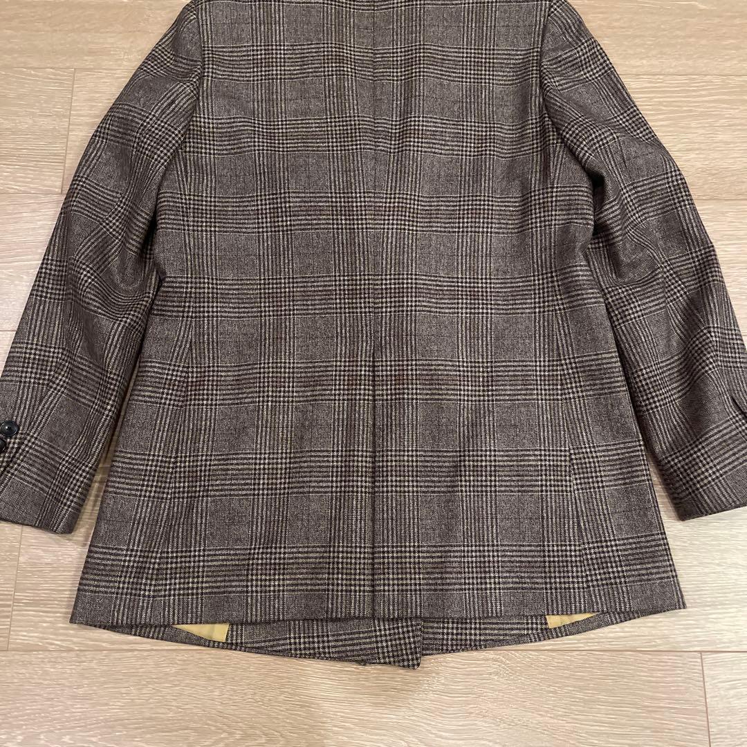 TOMORROWLAND チェック柄 ダブルブレストジャケット