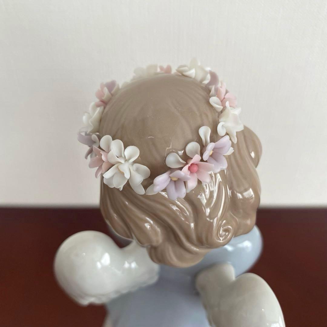LLADRO リヤドロ 『 天使の宝もの 』うさぎを抱いた天使 うさぎ 天使