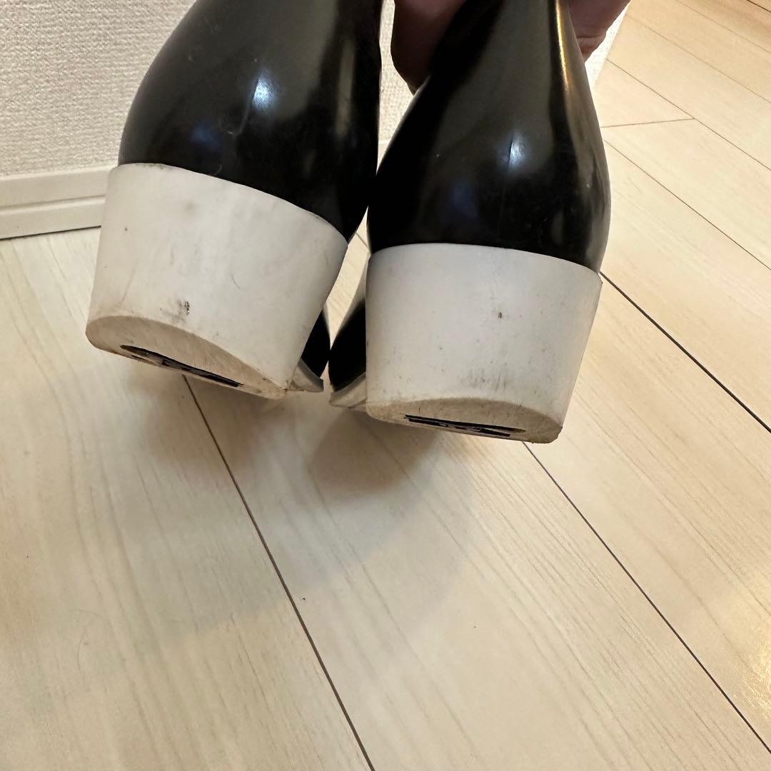 Chanel ブラック レインブーツ　長靴