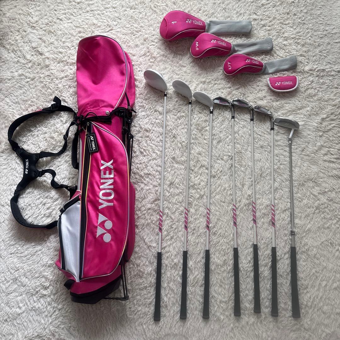 YONEX ジュニア用 ヨネックス ゴルフ J135 ゴルフクラブ 7本セット