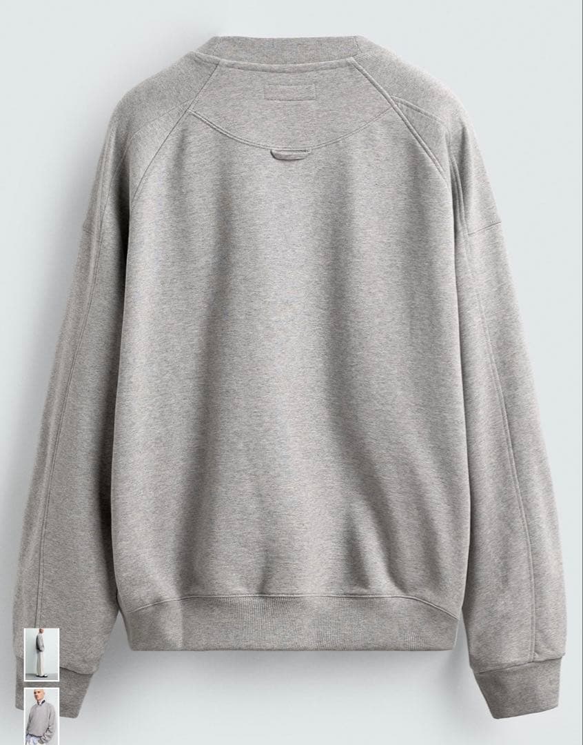 CHAMRION × ZARA パッチ クルーネック スウェット【竹内涼真着用】