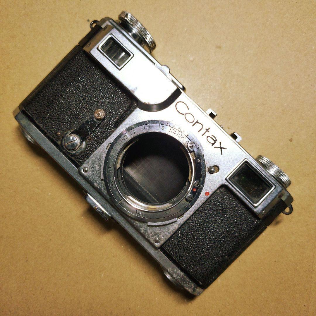 Contax　レンジファインダーカメラ Sonnar 50mm f/1:2付き