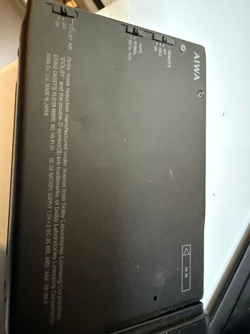 AIWA カセットプレーヤー HS-JX10 とHS-PL55