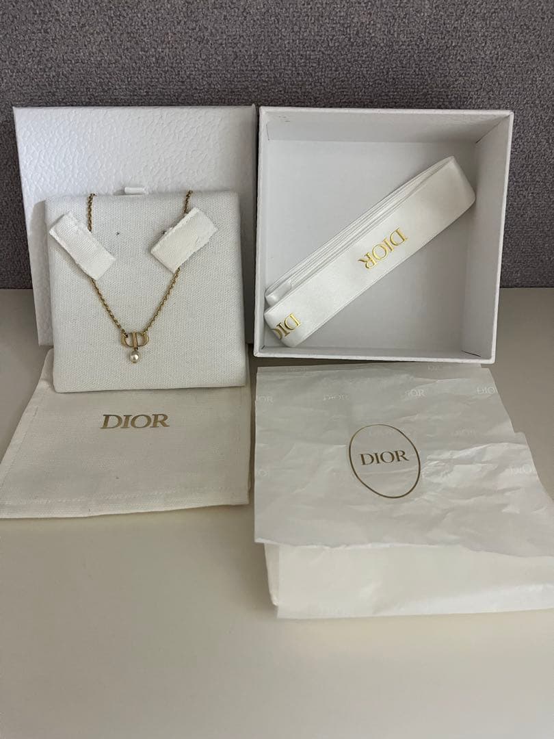 Dior ネックレス パール　Petit CD ネックレス