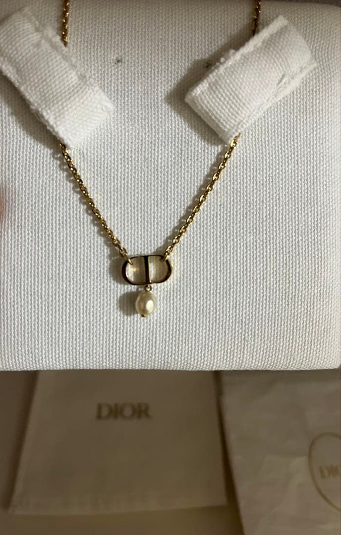 Dior ネックレス パール　Petit CD ネックレス