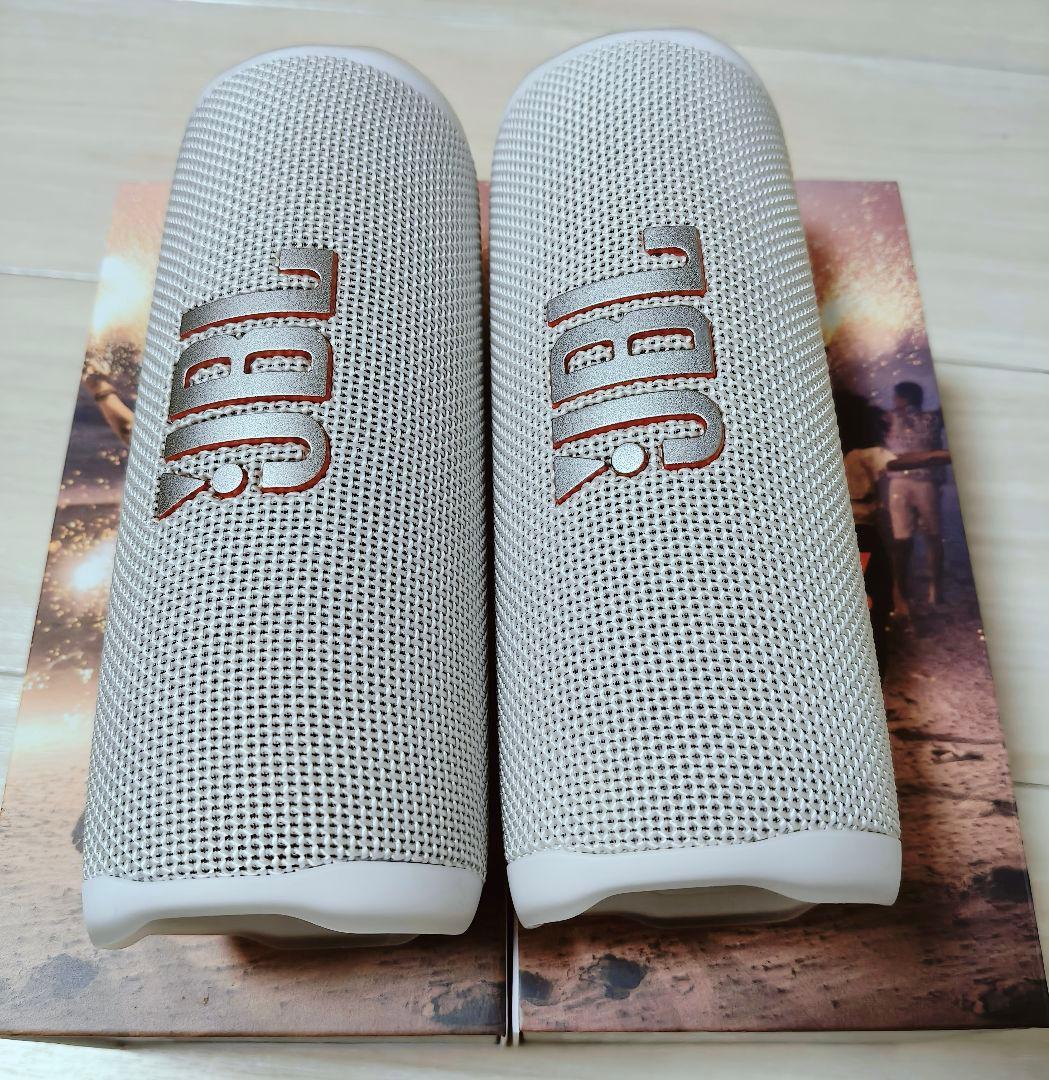 JBL FLIP 6 ワイヤレススピーカー 白(2点)