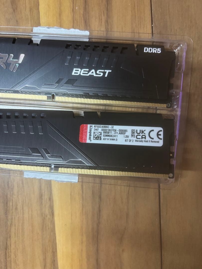 キングストン Kingston FURY メモリ DDR5 16GB×2枚
