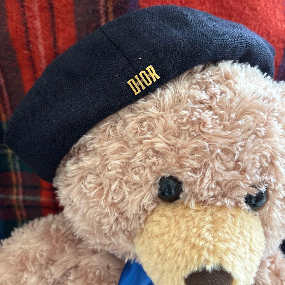 正規品　C.ディオール　ベレー帽　リネン　春夏