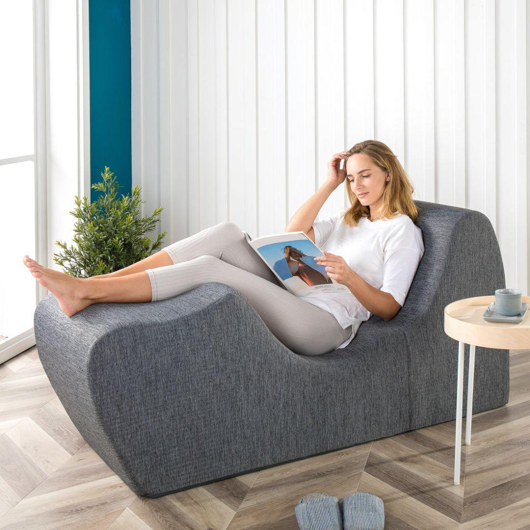 ZINUS ゼログラビティチェア ソファ ダークグレー リラックス用