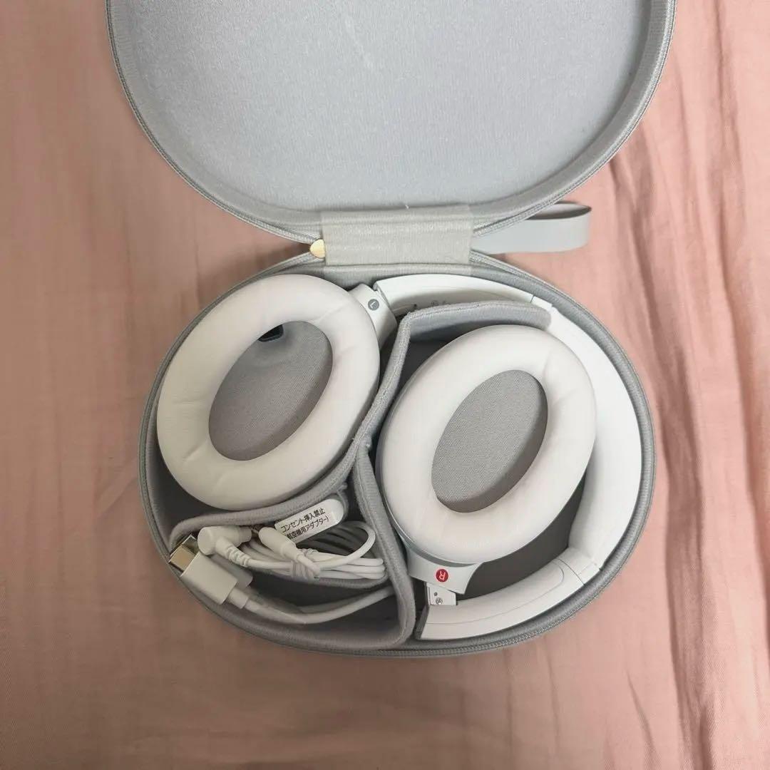 SONY WH-1000XM4 ワイヤレスヘッドホン ホワイト