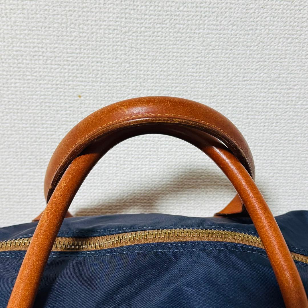 美品　フェリージ　P4/6 ネイビー　ボストンバッグ　旅行用バッグ