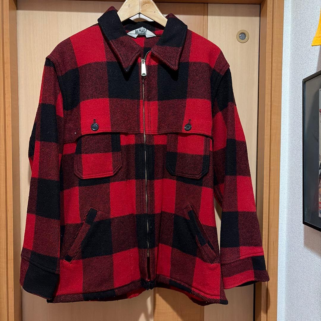 70s WOOLRICH バッファロー マッキーノジャケット ウールリッチL