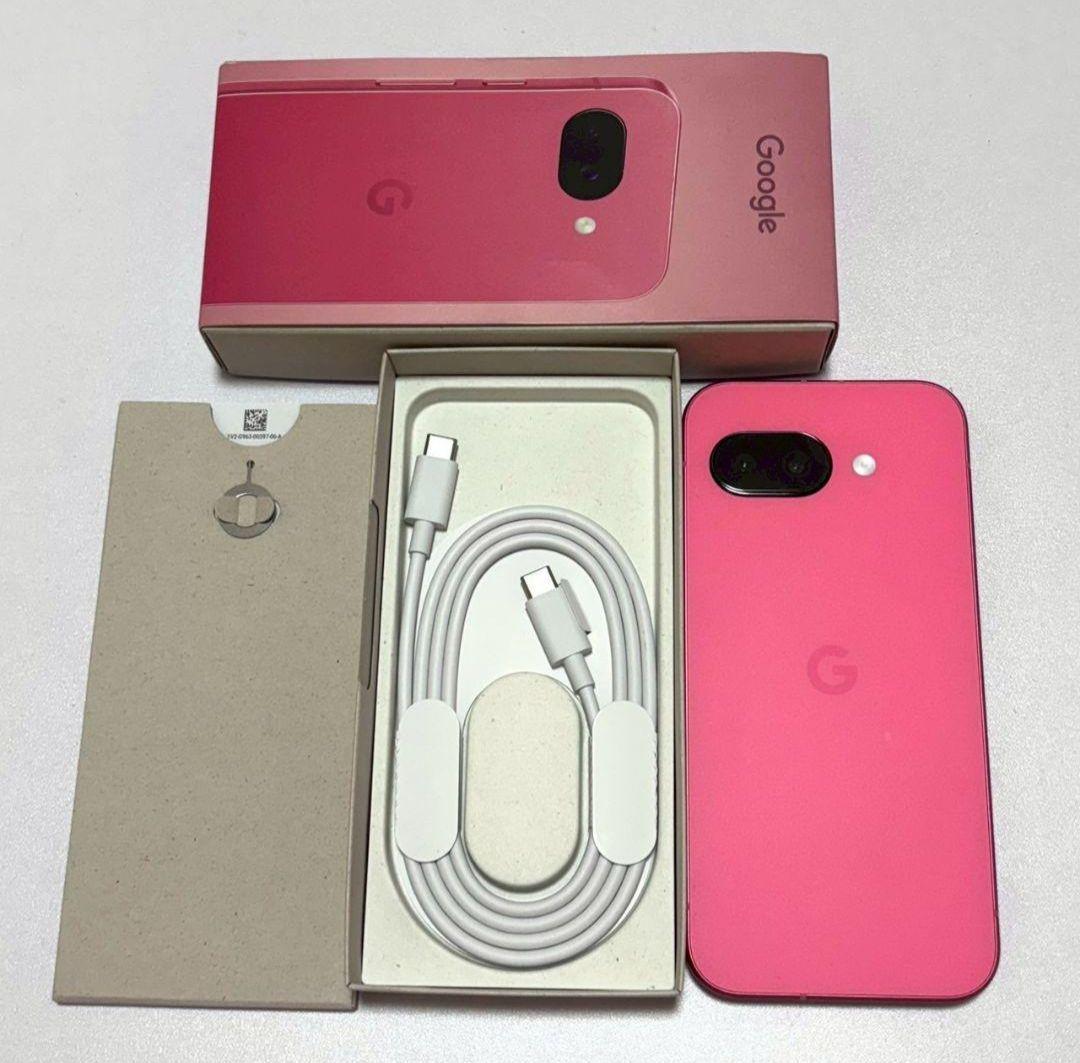 Google Pixel ピクセル9a 本体　一括◯　ガラスフィルム　ケース付き