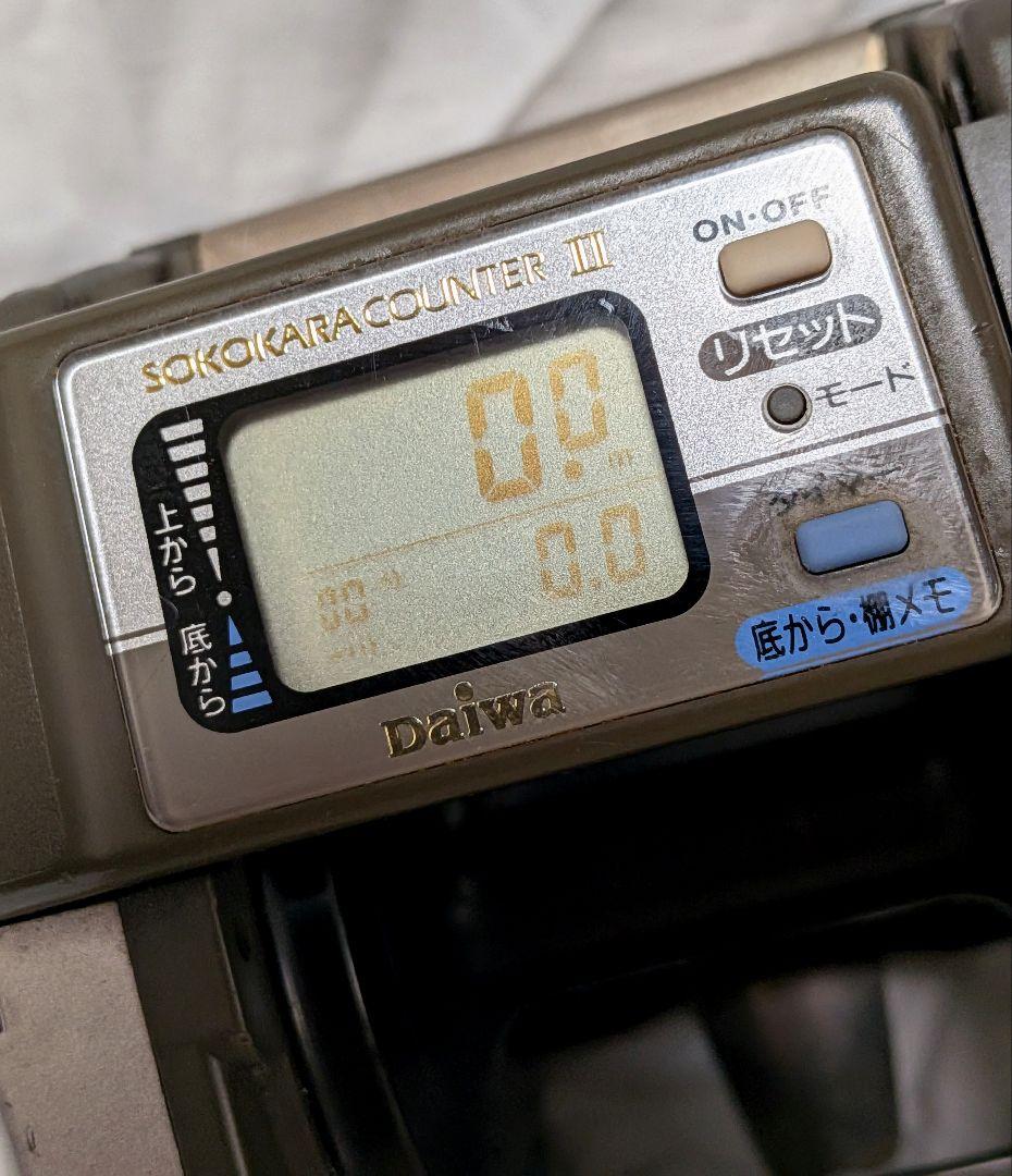 ダイワタナセンサーX600デジタル深度カウンター付両軸リール！珍しい番手