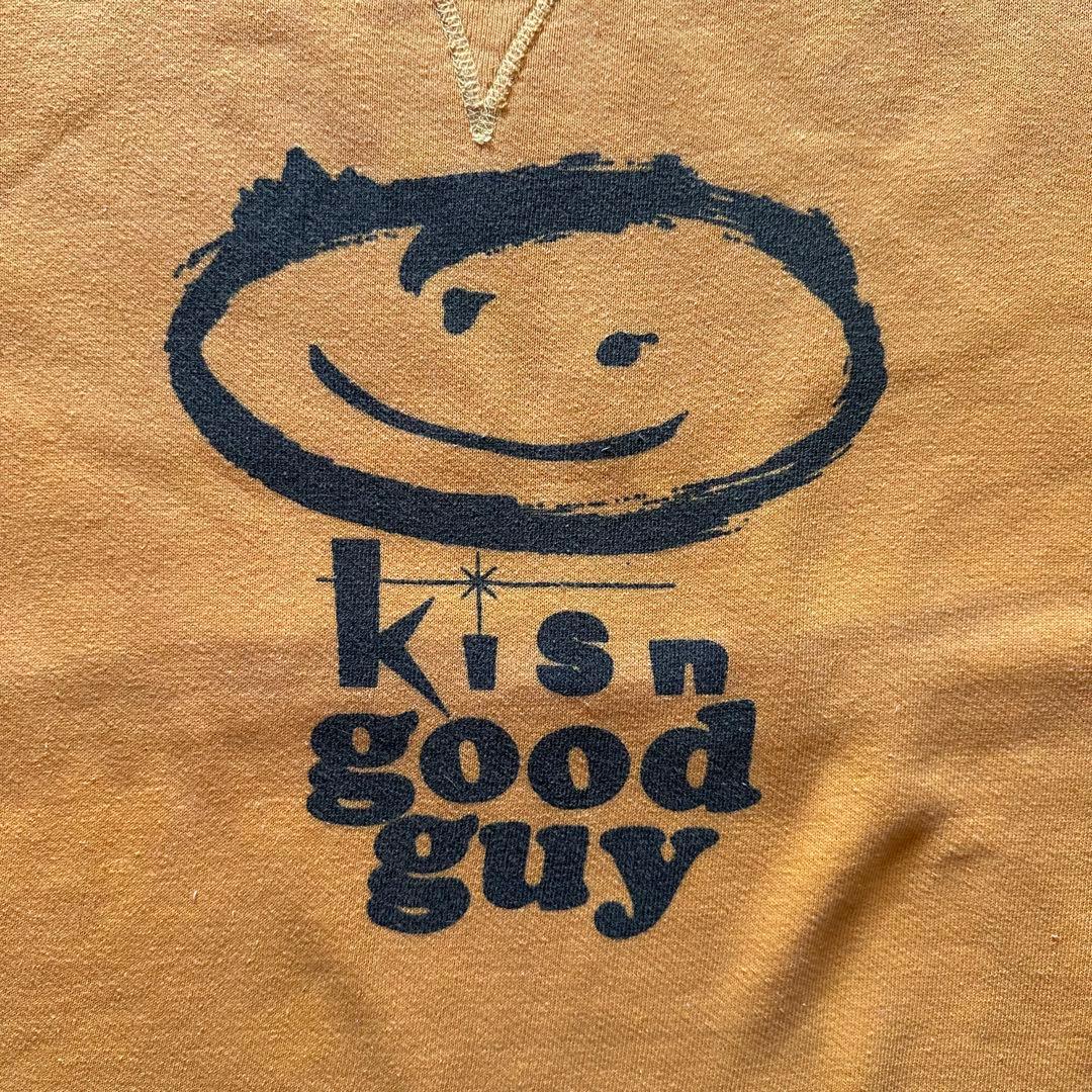 ゆ*き様 60s kisn good guy スウェット 前V マスタード