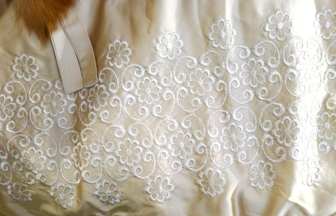 希少！豪華！◇【EMBA】絶品！デザイン！レッドFOXファーロングコート◇