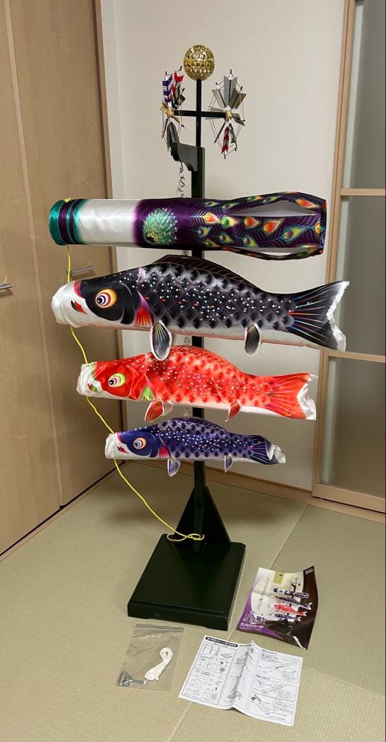 徳永 室内鯉のぼり　端午の節句　こどもの日　説明書付き