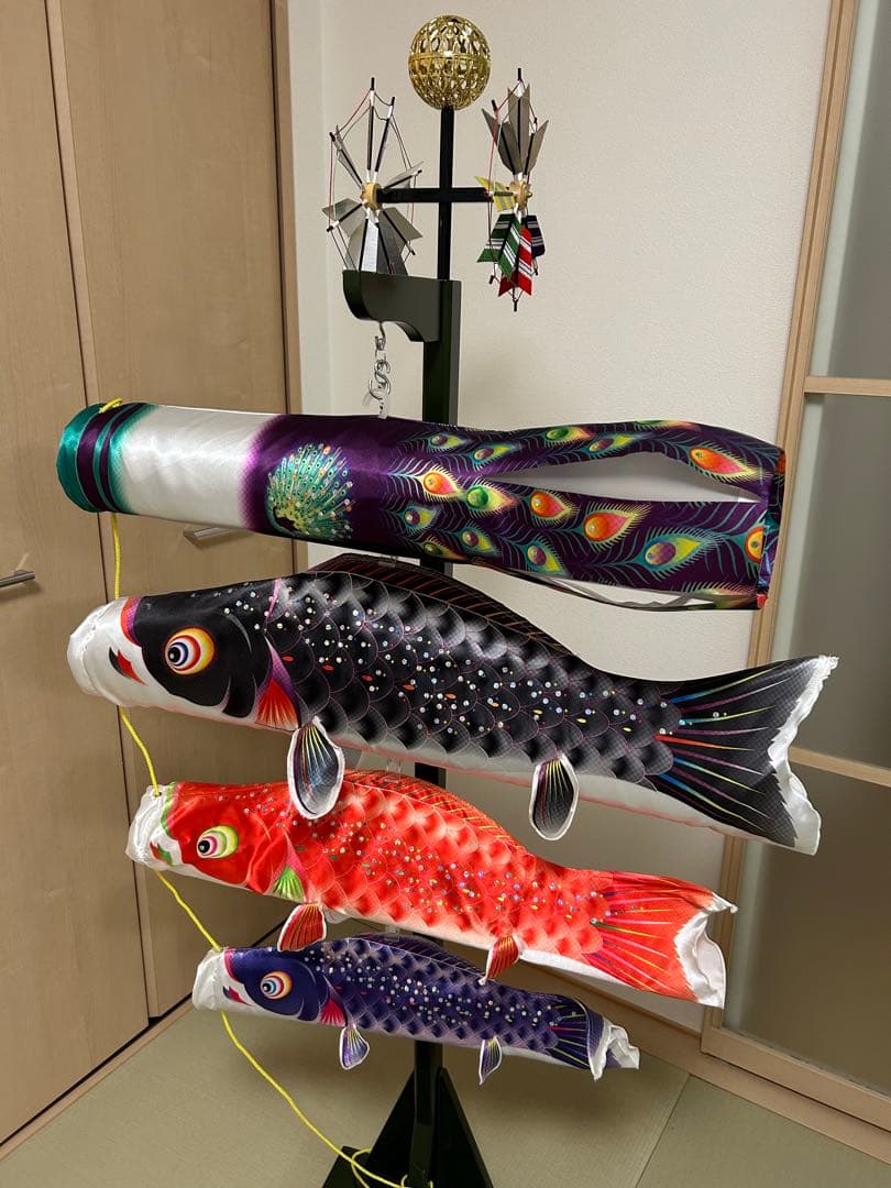 徳永 室内鯉のぼり　端午の節句　こどもの日　説明書付き