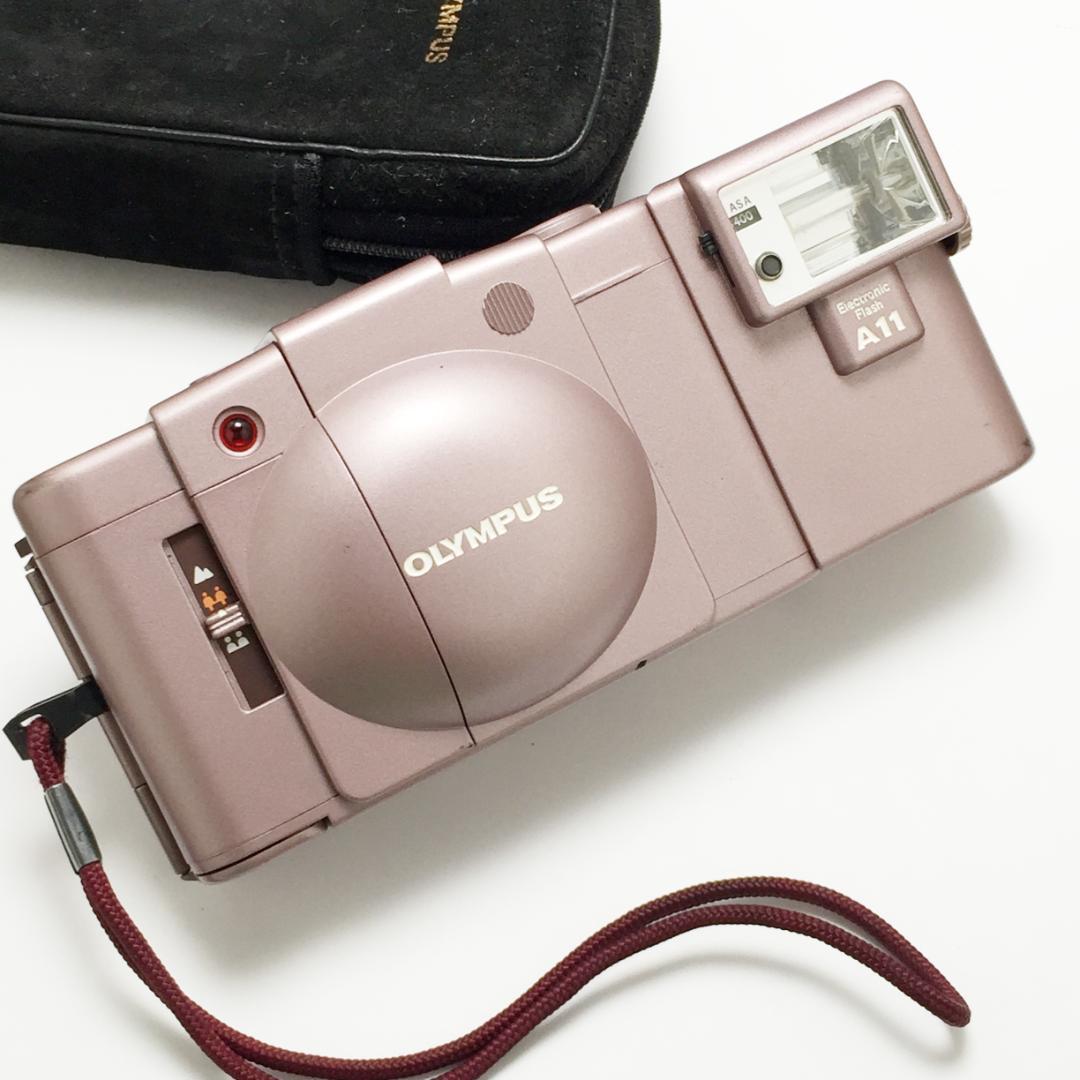 レア オリンパス XA2 A11 30周年記念 パールピンク きれい