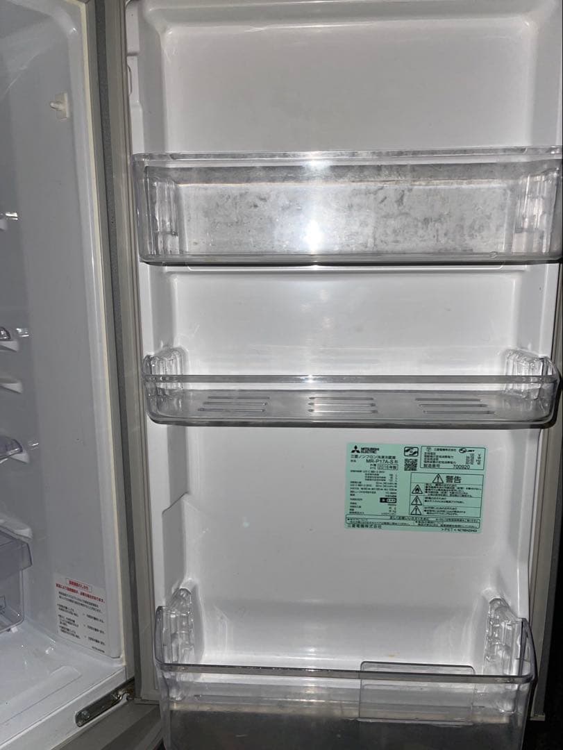 めるたかMitsubishi Electric シルバー冷蔵庫